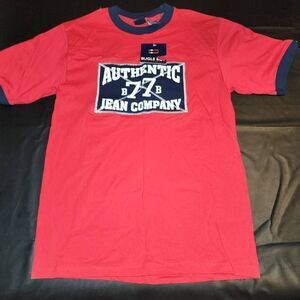 NWT Bugle Boy Mens Red Short Sleeve‎ Jersey Tee Small New